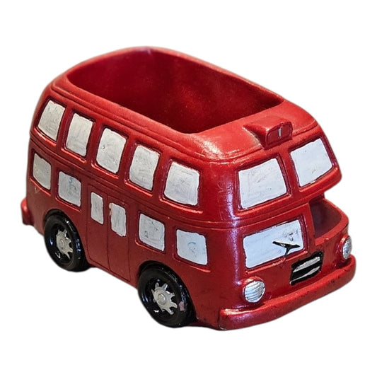 cute red bus container