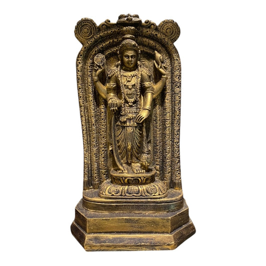 Traditional Guruvayoorappan (Lord Vishnu) Statue