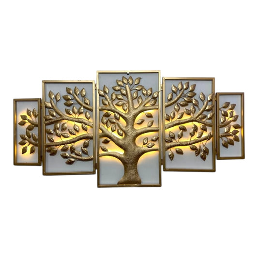 golden metal tree folding