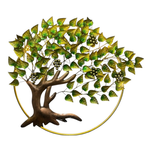 metal led curve tree