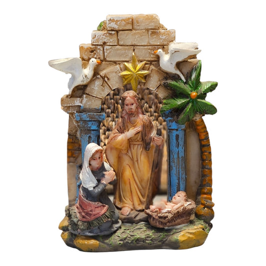 holy family with light