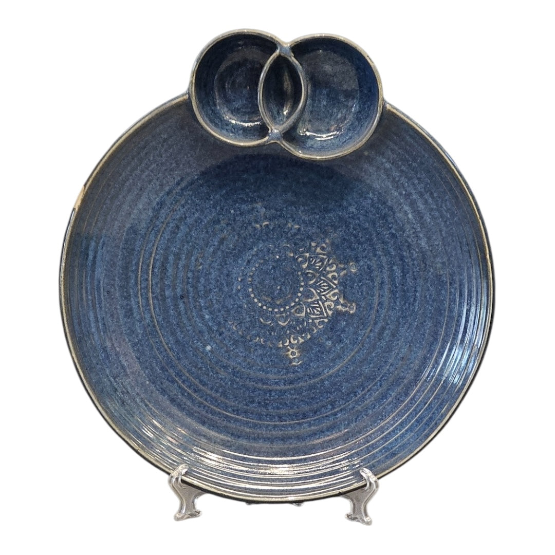 ceramic blue dual plate