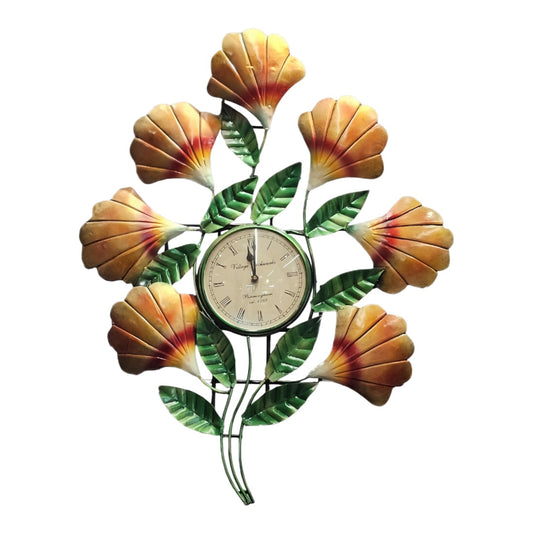 metal flower clock