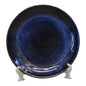 ceramic glossy blue plate