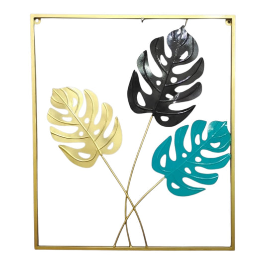 metal leaf wall art
