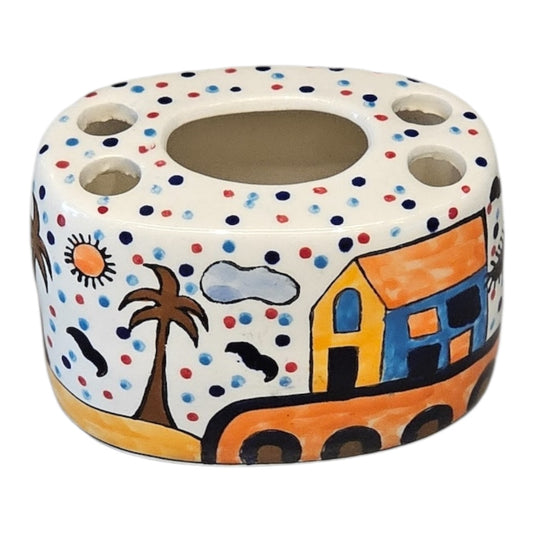 ceramic brush holder