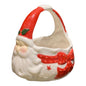 ceramic santa basket